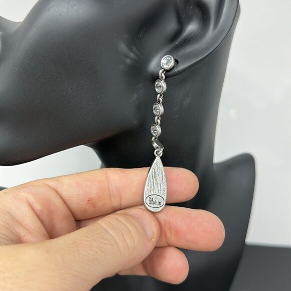 Costume jewelry Lia Sophia earrings - Picture 3 of 3